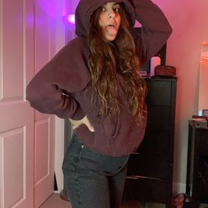 Maroon Champion Hoodie